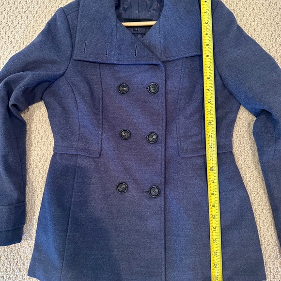 Black Rivet Women's Navy Wool Jacket Size Small - Picture 4 of 11